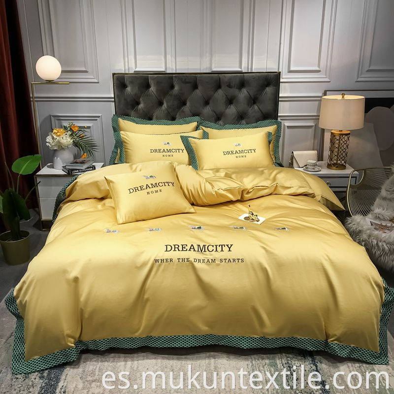  Cotton Embroidery Bedding Set